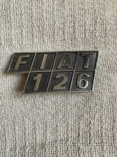 Metal rear badge - rear,