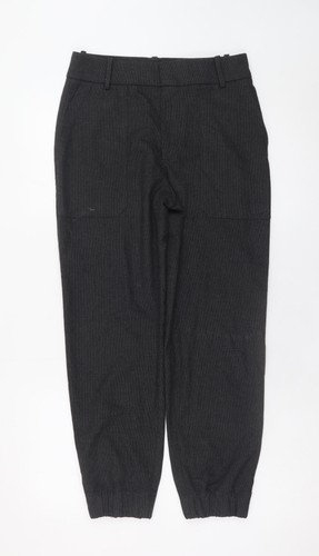 Zara men black jogger trousers - black,
