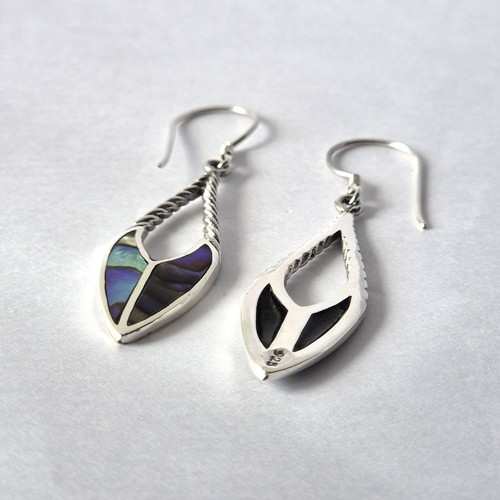Shell silver earrings - shell,