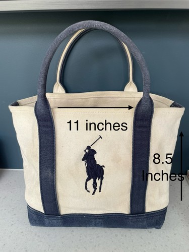 Small ralph lauren canvas - small, tote