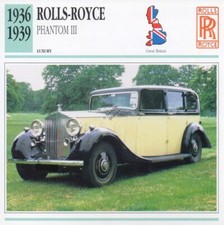 1936-1939 ROLLS ROYCE PHANTOM