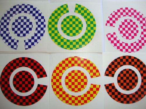 New check bowls - 16, stickers