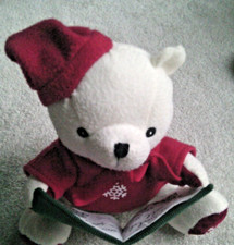 CHRISTMAS story telling bear