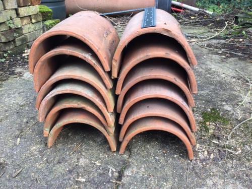 Half round clay - 12,