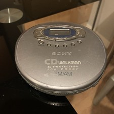 Sony D-FJ61 Walkman Portable CD Player Silver, FM/AM Radio, Jog Proof 