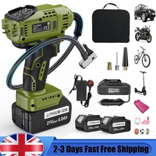 150PSI Cordless Tyre Inflator Air Compressor Rechargeable Battery Car Air Pump