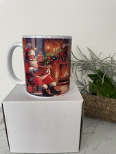 3D Effect Santa Clause 11 oz