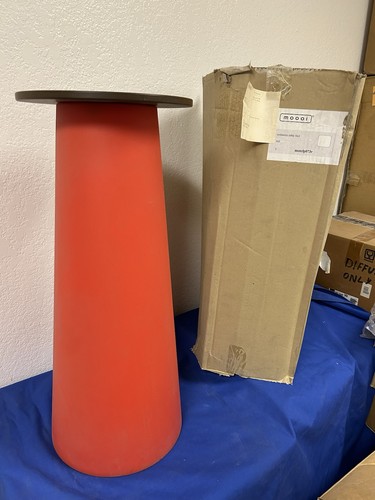 Moooi red container table - container, foot