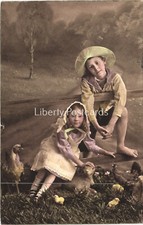 Children Chicks & Lamb Easter