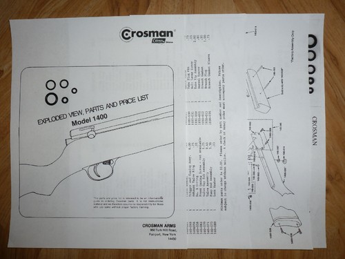 Crosman 1400 one ring - one, (1)