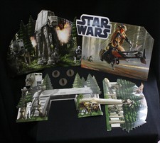 Star Wars Scalextric, Battle Of Endor Card. Ewok Forest