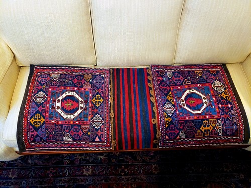 Antique shahsavan soumak horse - soumak,