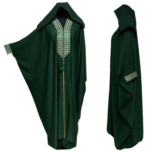 Green butterfly abaya farasha - butterfly,