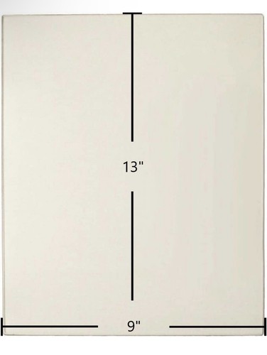 Wood stove door 9x13