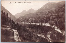 Vintage Postcard River St