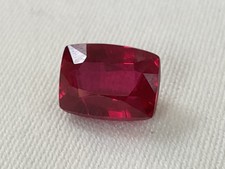 Natural Red Ruby From Mozambique 9.70Cts Cushion Shape Certified Gemstone