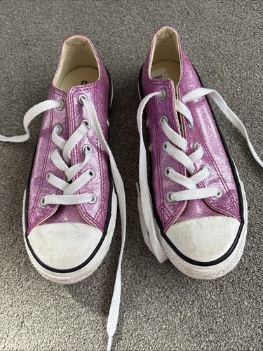 Pink glitter low - low, converse
