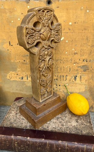Antique solid aged - aged, chalkware
