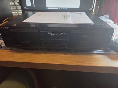 Sony we635 stereo double - tc-we635,