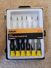 Star Torx Precision Screwdriver Set 6pc with Magnetic Spinning Tips