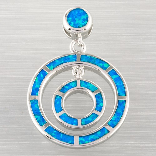 Double circle ocean blue - double,