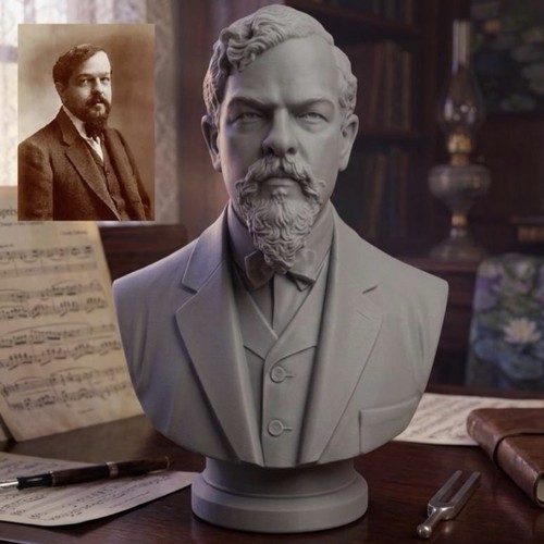 Claude debussy bust french - -,