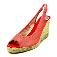 LADIES RED ‘WORN’ CANVAS