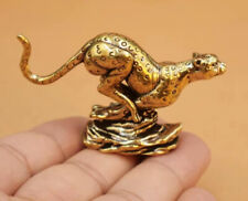 Brass Cheetah Tiger Figurine