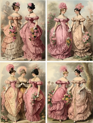 Victorian vintage women - victorian,