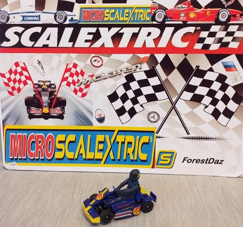 Micro scalextric super kart - super,