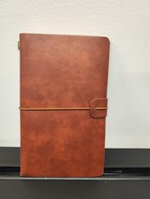 Faux leather vintage diary - faux,