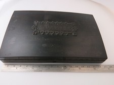 Antique French 1830 Ebony & Satinwood Ecarte Piquet Playing card box