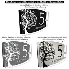 House Number Plaques Door