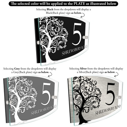 House number plaques - house, door