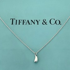 Authentic Tiffany & Co Necklace- Vintage Elsa Peretti Mini Teardrop Pendant
