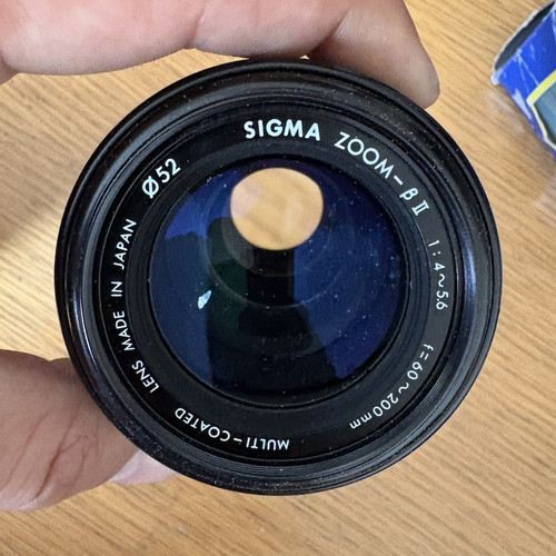 Sigma zoom 60 - ii, 60-200mm