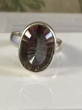 Sterling silver and mystic - silver,