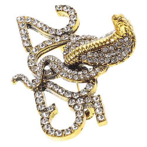 Brooch pin with rhinestones - pin,