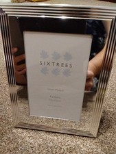 Sixtrees Silver Plated Photo Frames 4 x 6 inch [10 x 15 Cm]