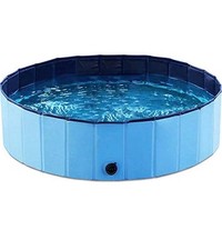 Paddling Pool For Pets & Children Foldable Easy 120cmx30cm Release Valve Summer