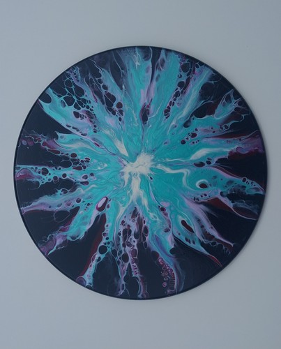 Handmade painting fluid art - handmade,