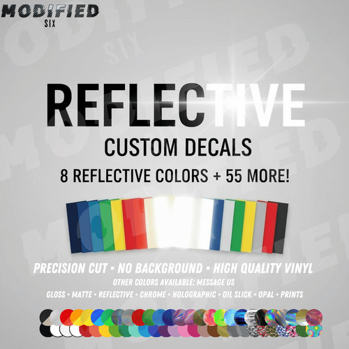 Custom reflective vinyl - custom,