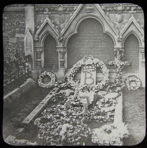 Glass magic lantern slide lord - lantern,