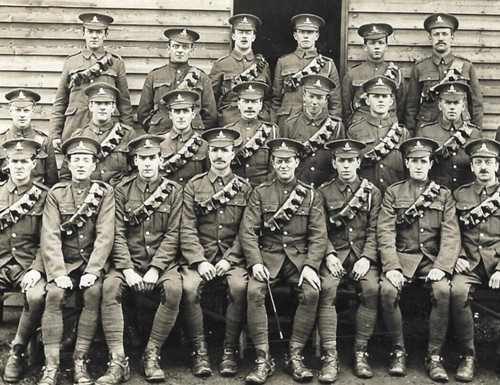 Ww1 military photo postcard - ww1,