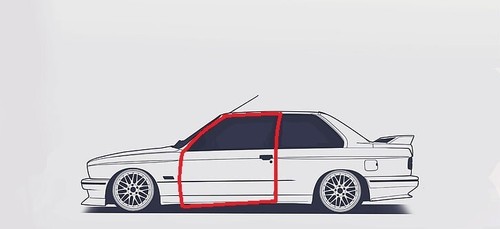Door seals weatherstrip inner - weatherstrip,