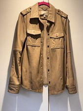 100% Lamb Leather Shacket By Banana Republic Heritage Collection Size Medium 