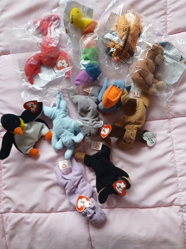 Beanie babies 0f 12 - beanie,