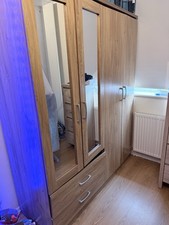 Oak Effect Wardrobe with