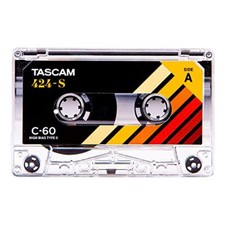 Tascam 424-S C-60 Cassette Tape- 60 Minute Recording Time High Bias Type II