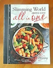 SLIMMING WORLD EXTRA EASY ALL IN ONE P/B OLD RED GREEN & EE PLAN 100 RECIPES VGC